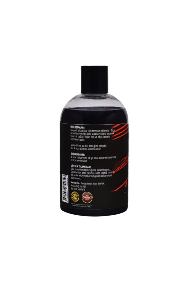 Araba Araç Oto Cilalı Fırçasız Yıkama Şampuan Oto Yıkama Şampuanı Köpüğü 500 Ml Detailing-V1 - Görsel 2