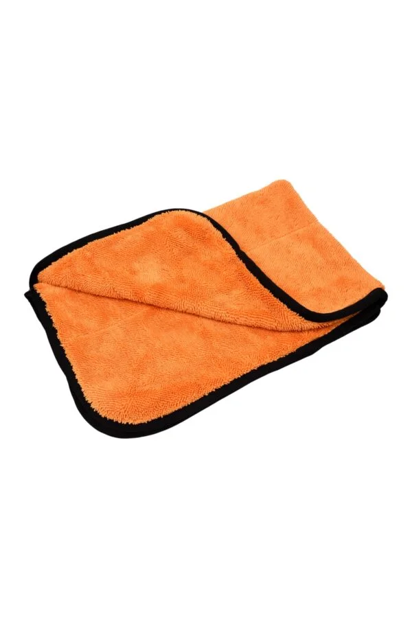 Pro Araba Araç Oto Mikrofiber Kurulama Bezi Havlusu Çift Katlı Ultra Kalın İthal Turuncu 40x60 cm