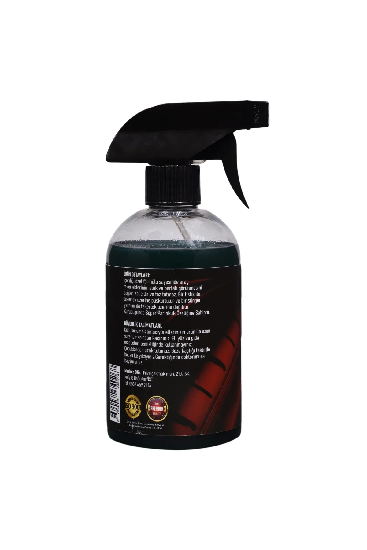 Araba Araç Oto Lastik Parlatıcı Temizleyici Sıvı Lastik Temizleme 500 Ml Oto Detailing-V1 - Görsel 2