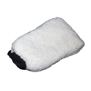 Araba Araç Oto Yıkama Eldiveni Kuzu Post Oto Yıkama Eldiveni - Beyaz