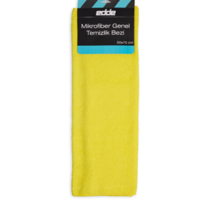 Araba Araç Oto Mikrofiber Genel Temizlik Bezi Sarı 50x70 cm