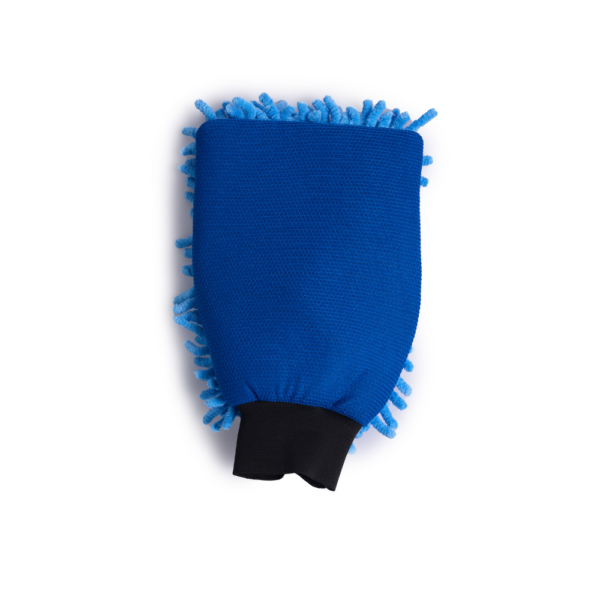Mikrofiber Araba Araç Oto Yıkama Eldiveni Makarna Şönil Eldiven Mavi Oto Detailing - Görsel 3