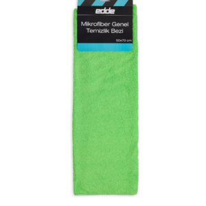 Araba Araç Oto Mikrofiber Genel Temizlik Bezi Yeşil 50x70 cm